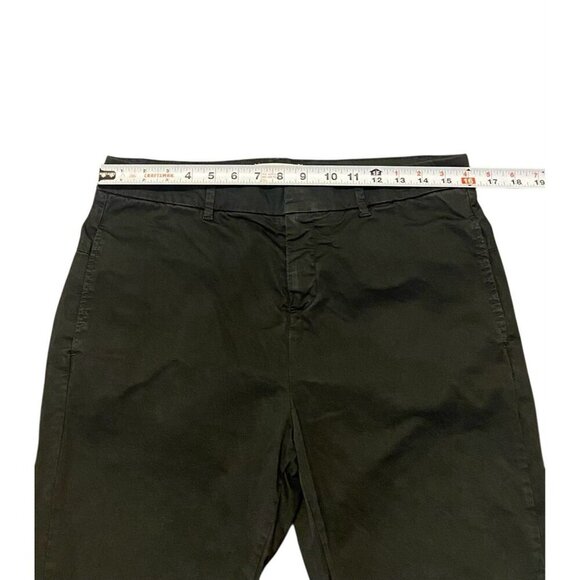 Nili Lotan Tel Aviv Pants Size 8 Black/Carbon Skinny Trousers Flap Pockets Crop - Picture 6 of 8